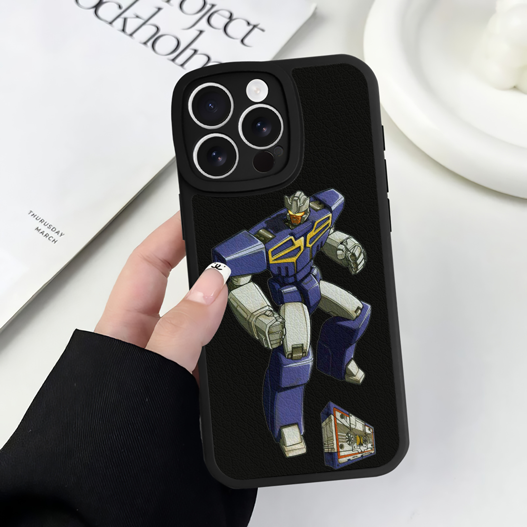 （画像用）  【iPhone 16シリーズ対応】シリコンスマホケース（レザー調） 材質：シリコン